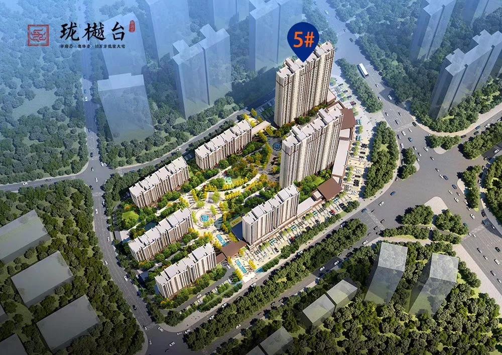 益阳珑樾台项目位于益阳市高新区康富南路与鹿角园路交汇处（东南角）