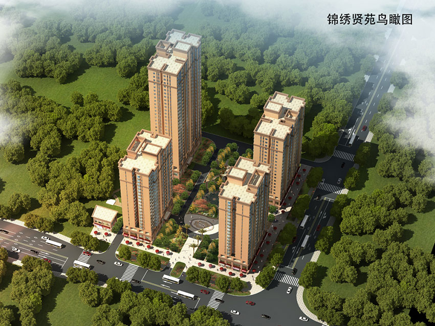 衡阳锦绣贤苑项目位于蒸湘区高新区白云路与彩霞街交汇处（船山实验中学西面）