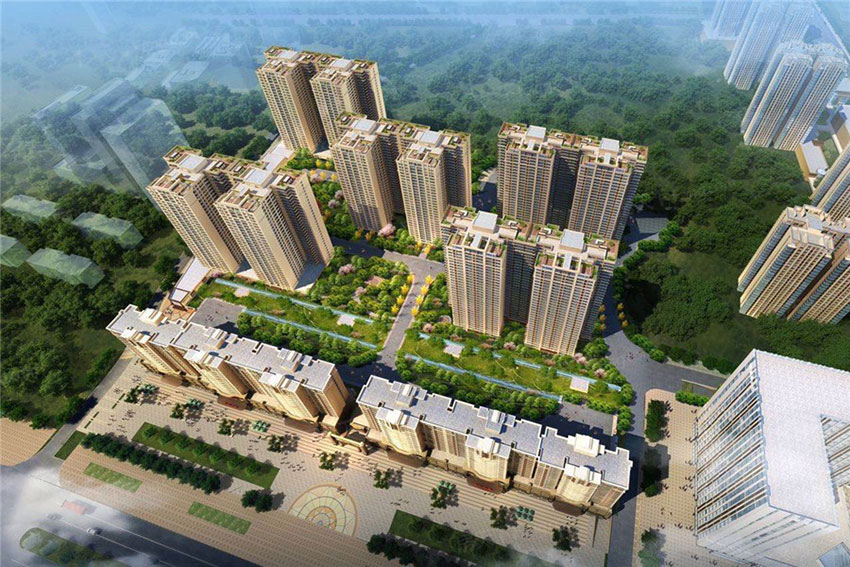 衡阳海通衡州府项目位于蒸湘区衡州大道与西合路交汇处（万达旁）