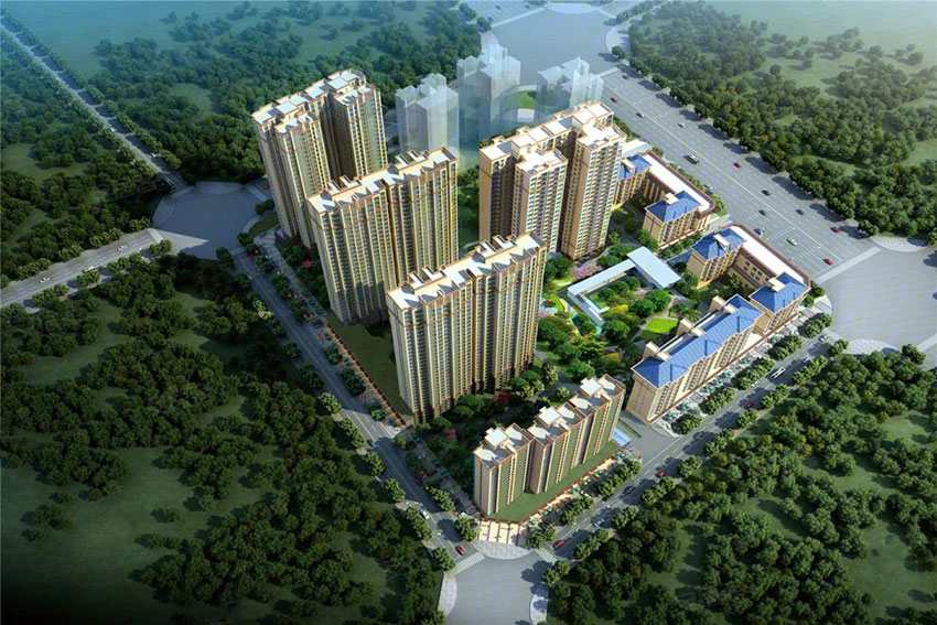 衡阳博达晴天悦项目位于雁峰区蒸湘南路111号（衡阳碧桂园正对面）