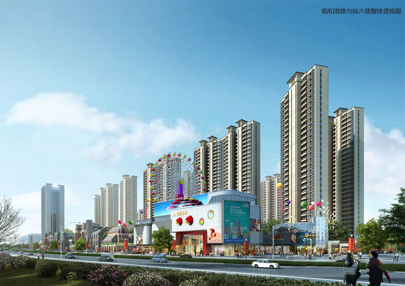 嘉禾禾仓国际文旅之城项目位于嘉禾县禾仓路与和谐大道十字路口西南侧