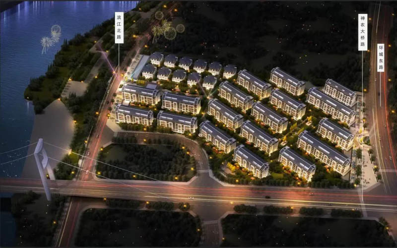 安仁江湾壹号项目位于安仁县安仁县滨江北路沙滩公园对面