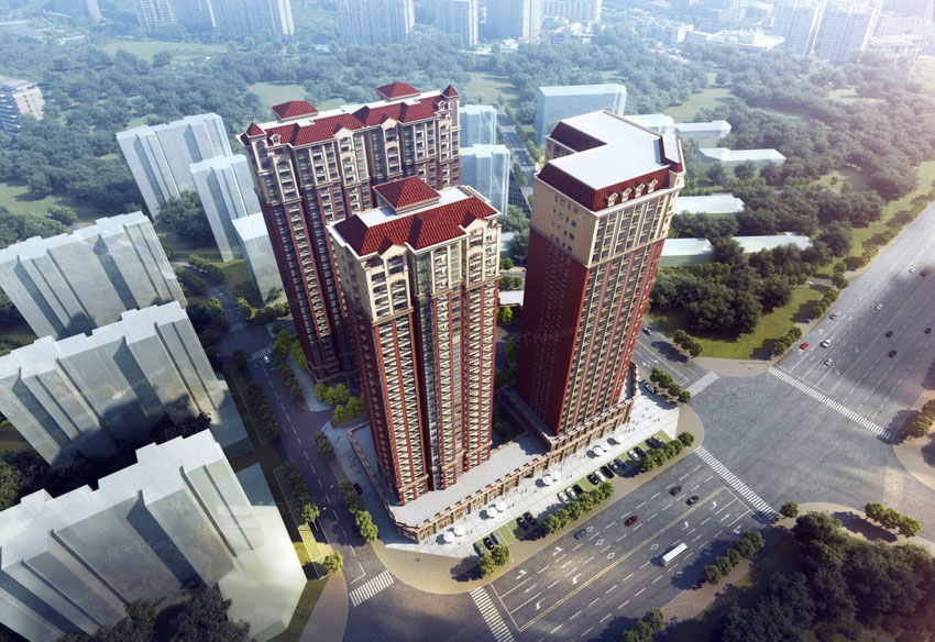 醴陵新华联广场状元华府项目位于醴陵李畋中路姜湾小学旁