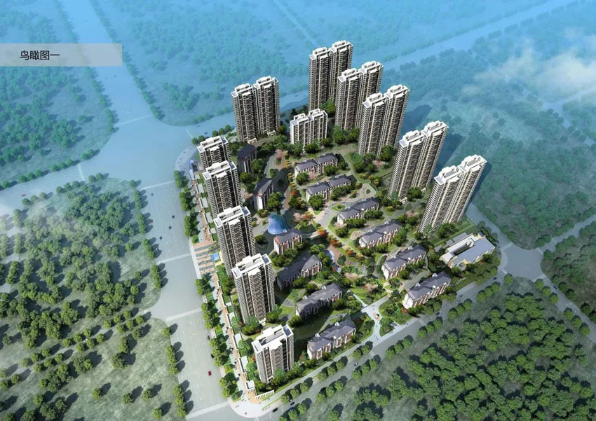 株洲南洲壹号项目位于渌口区南洲大道与和谐大道交汇处