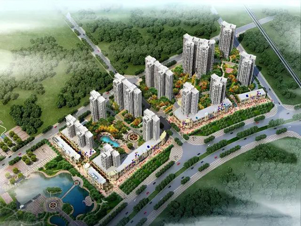 醴陵​台北城项目位于国瓷路与醴陵大道的交汇处