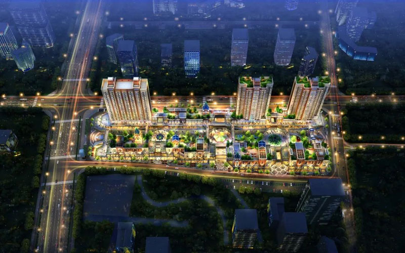 株洲都会中心项目位于渌口区南洲新区南洲大道株洲市驾考中心北