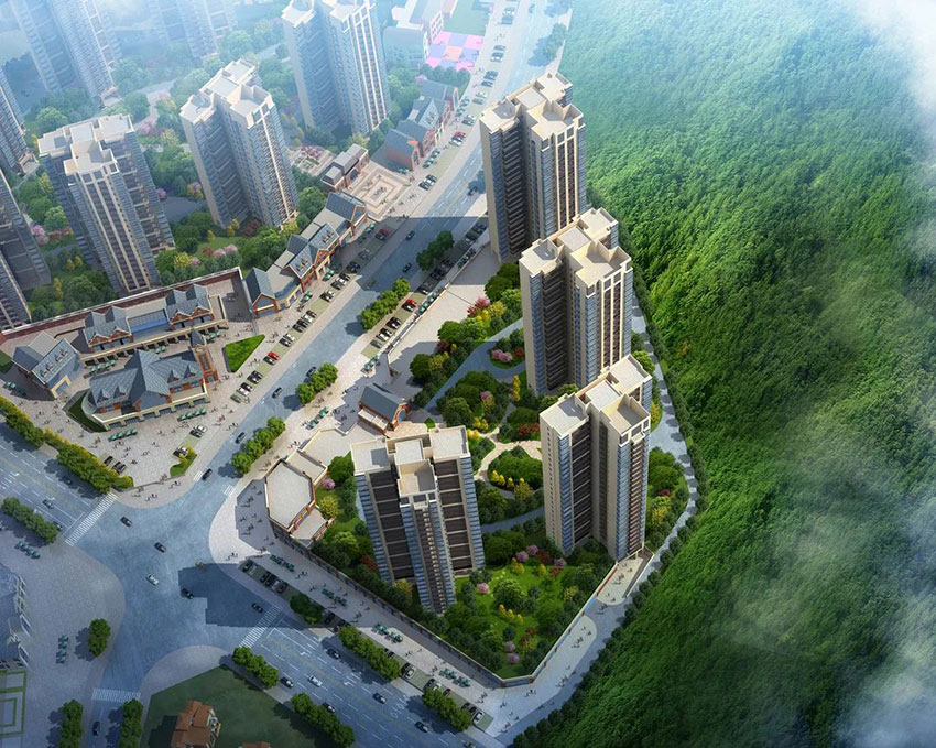 株洲江山公馆项目位于株洲市青龙湾第五代建筑营销会馆