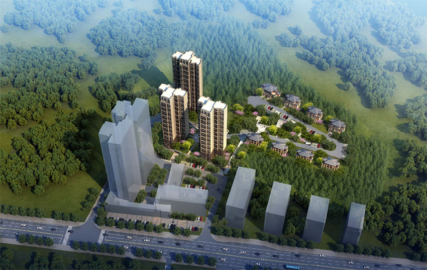 株洲金路花园高城苑项目位于渌口区伏波大道（公路局旁）