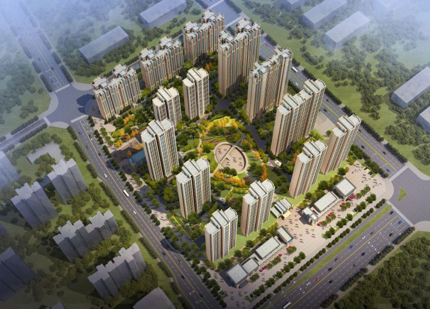 株洲泰山国际项目位于天元泰山西路与湘芸路交汇处