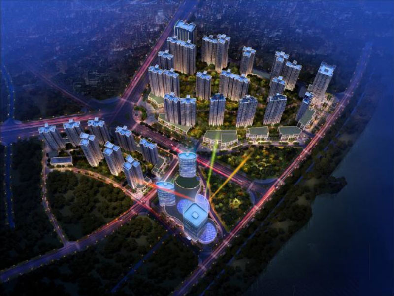 株洲财富湘江项目位于元滨江南路33号（中心医院南侧）