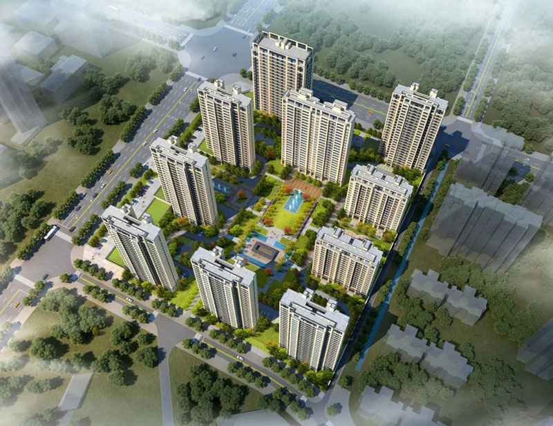 株洲城发翰林府项目位于株洲田林路与中环北路交汇处