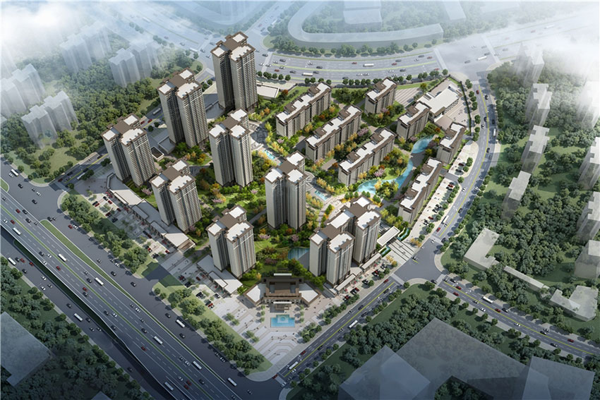 株洲雪峰山壹号项目位于石峰田心立交桥时代大道与迎宾大道交汇处北200米