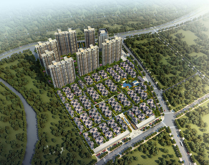 株洲华晨云溪湾项目位于云龙示范区云峰大道与云水路交汇处