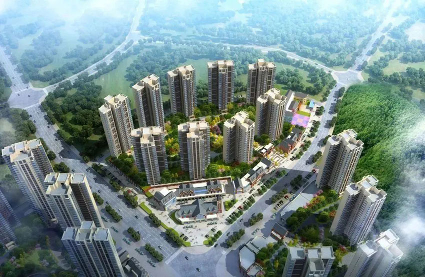 株洲青龙湾项目位于芦淞董家塅高科园青龙湾营销会馆