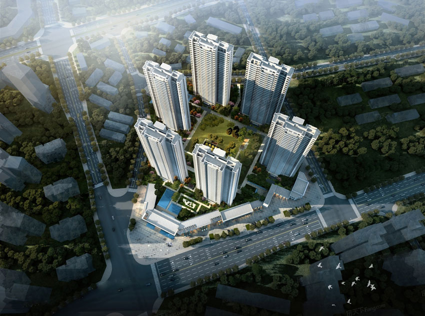 株洲亿都随园项目位于株洲市荷塘区玫瑰路168号