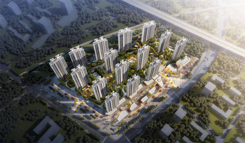 株洲东部美的城公园里项目位于荷塘株洲市荷塘区新塘路与芙蓉路交汇处