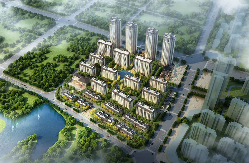 株洲荣盛华府项目位于荷塘向阳路与升龙路交汇处以西