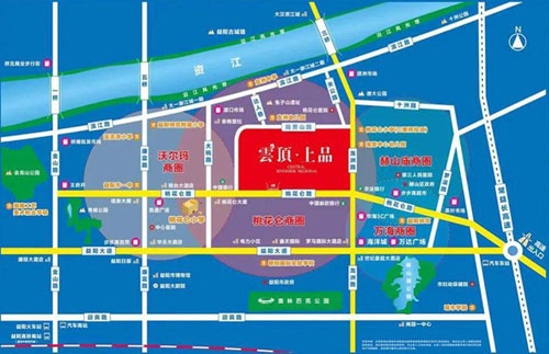 益阳市云顶上品楼盘地处市中心，地段优越，交通便利，发展潜力巨大，吸引了众多购房者的目光。该楼盘分五期开发，占地约 100 亩，建筑面积约 21 万方。