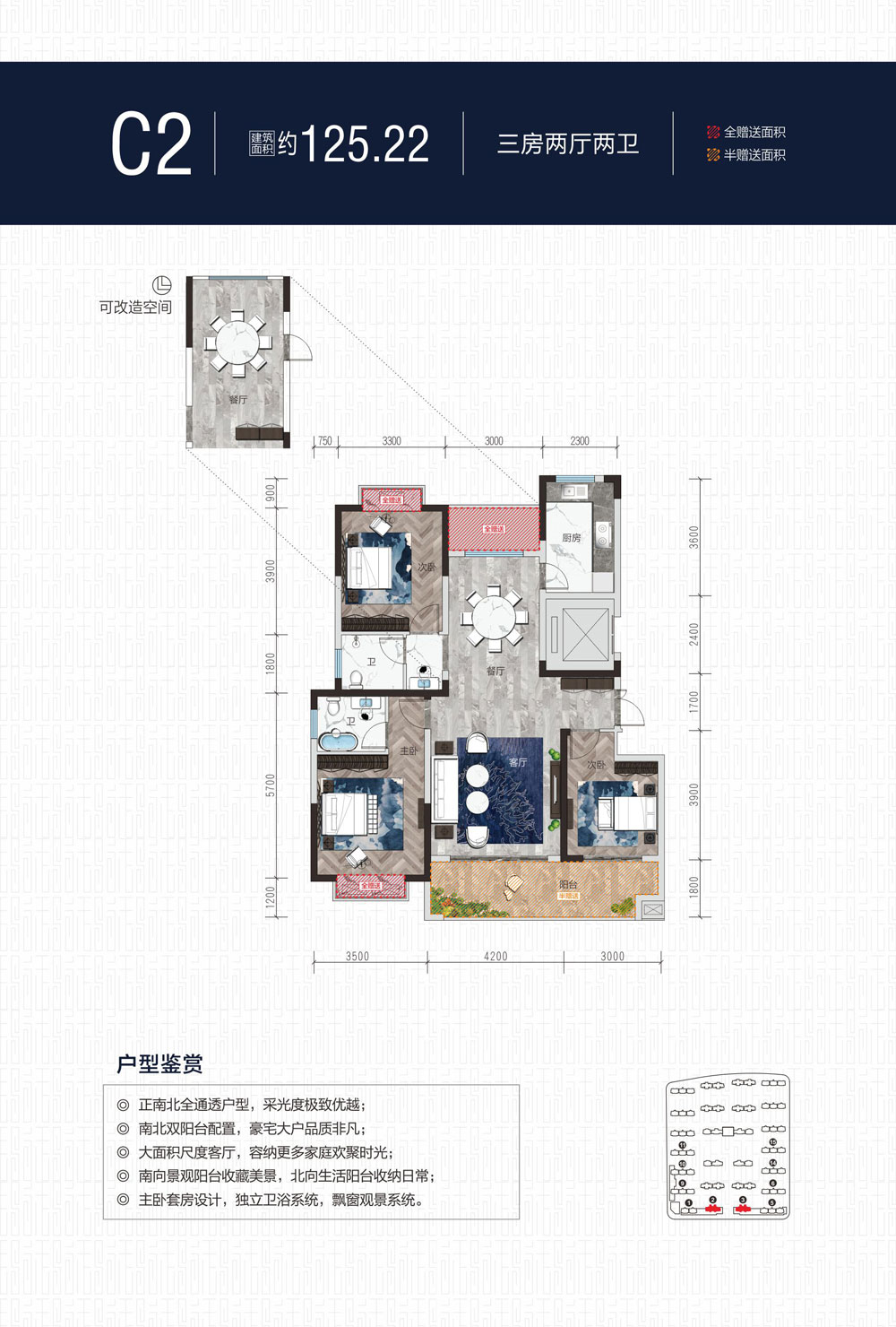 临澧桂发御园C2户型 