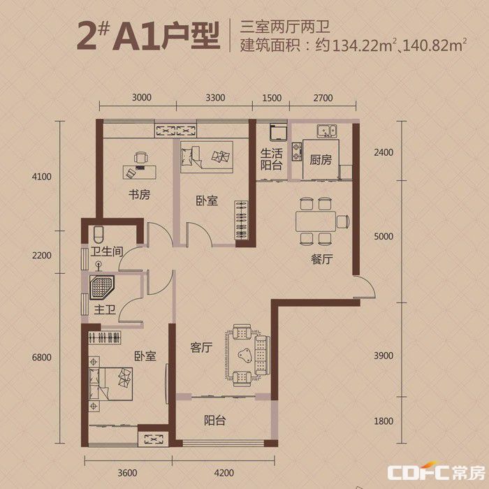 常德明天中央公园A1户型