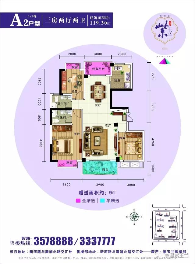 澧县紫玉兰A2户型 