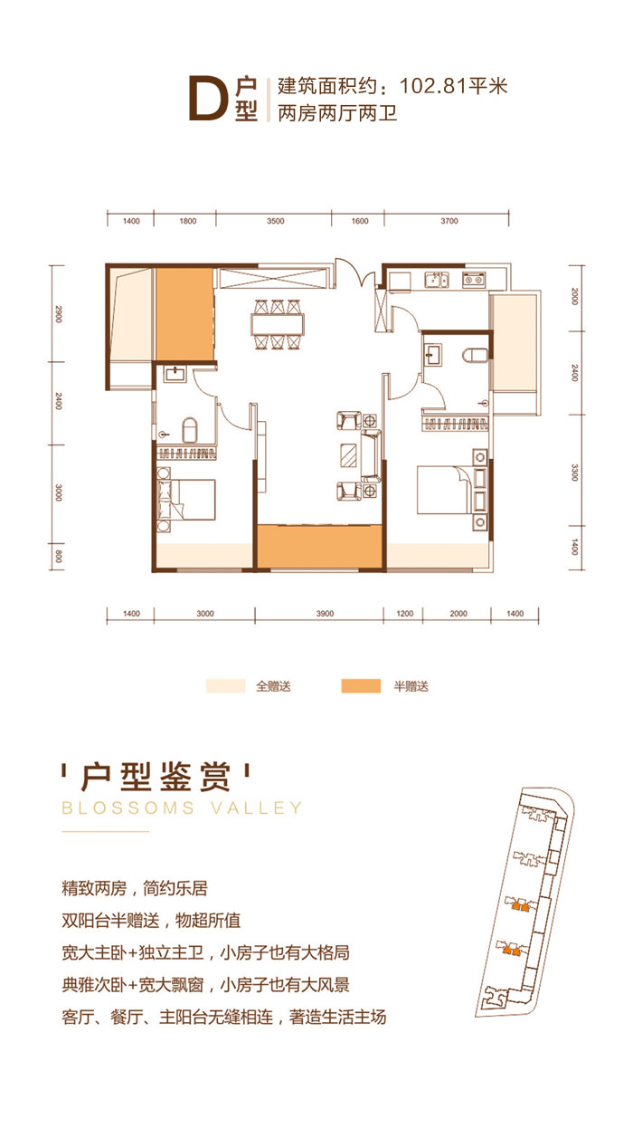 常德朝阳时光D户型