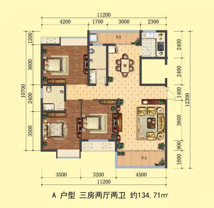 桃源幸福公园A户型