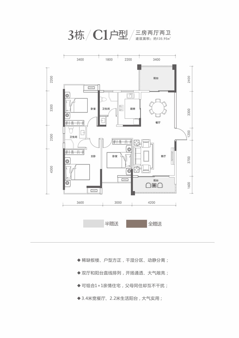 安乡兰乔公馆3栋C1