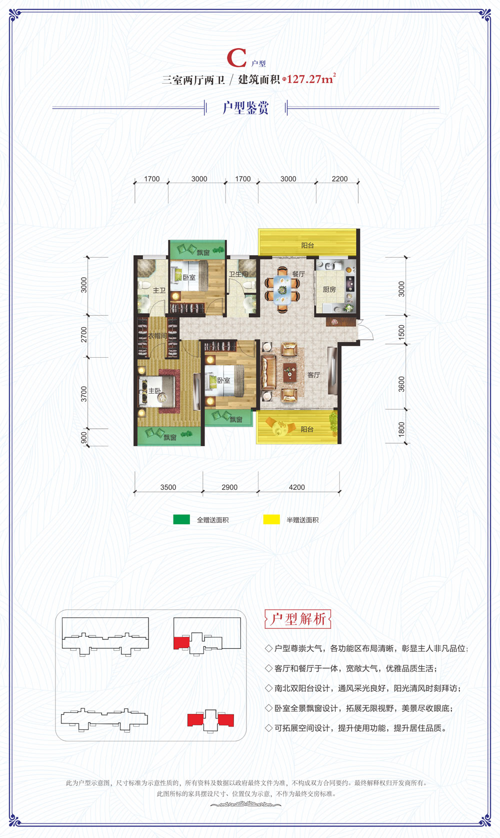 安乡嘉岑万吉府C户型