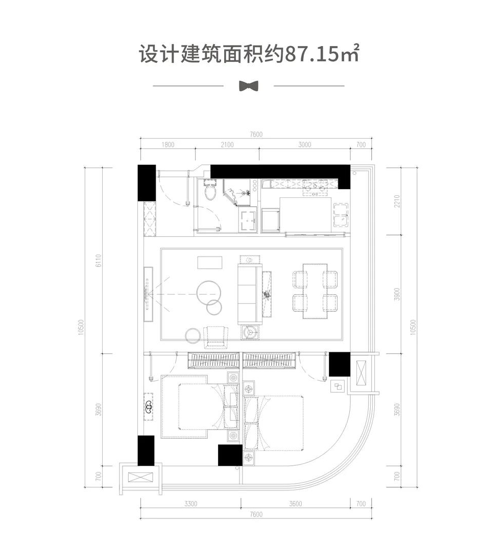 益阳宝基广场H户型