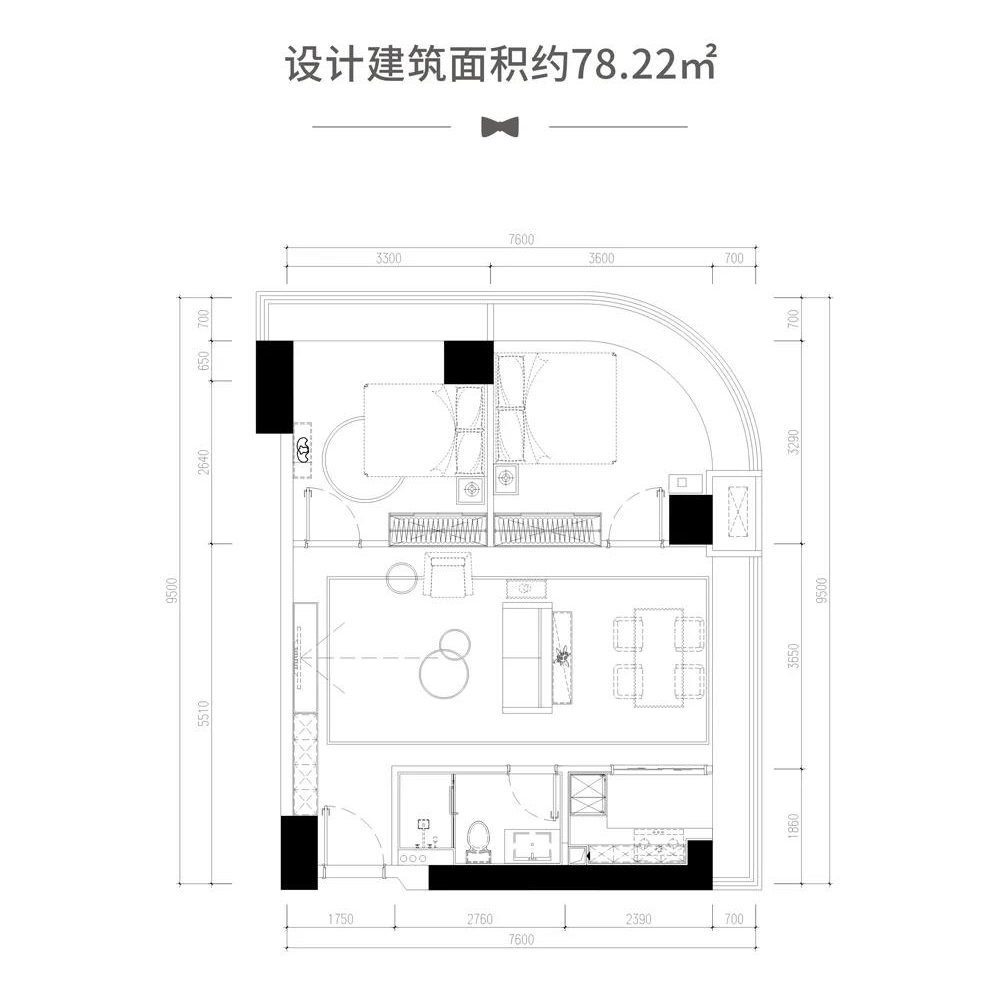 益阳宝基广场F户型