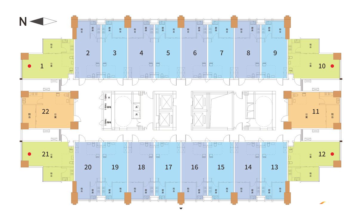 常德西湖新时代户型平面图