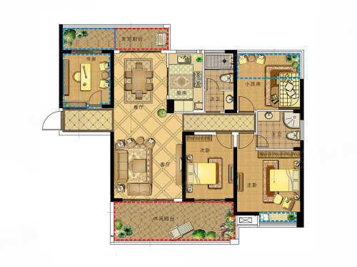 临湘人健万象新城D2户型