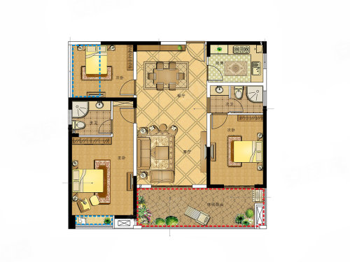 临湘人健万象新城G户型