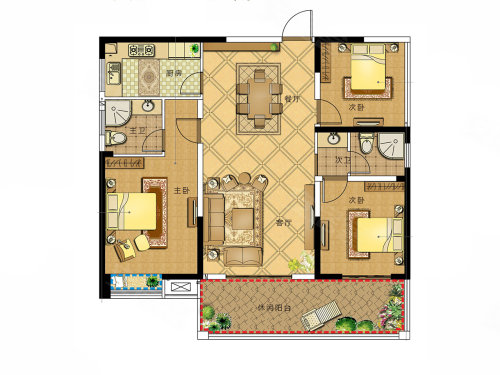 临湘人健万象新城C户型