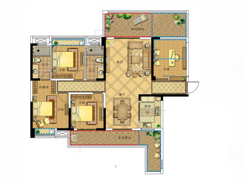 临湘人健万象新城H户型