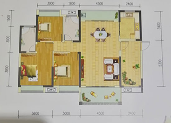 汨罗港鑫龙城13B户型