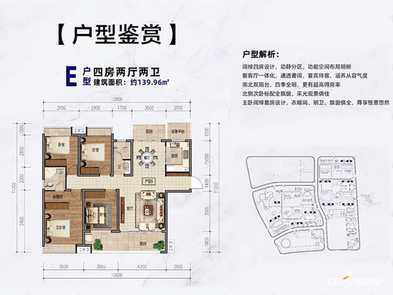 平江御城新天地E户型