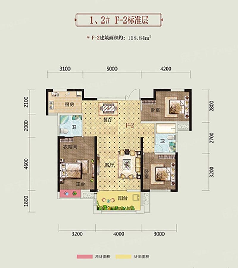 岳阳富兴御城F-2户型