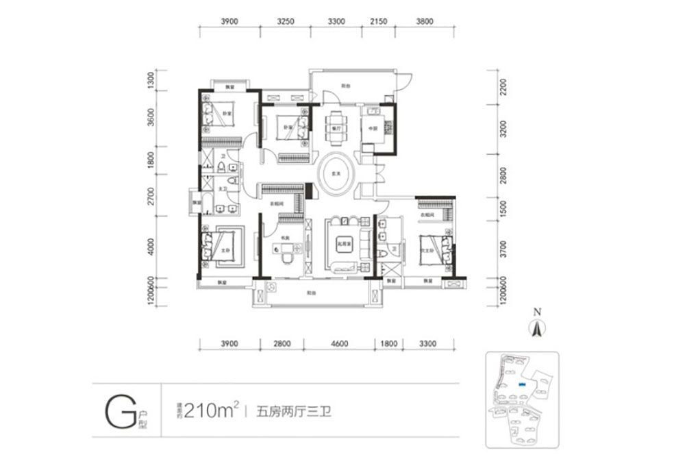 岳阳祥源城市之光G户型