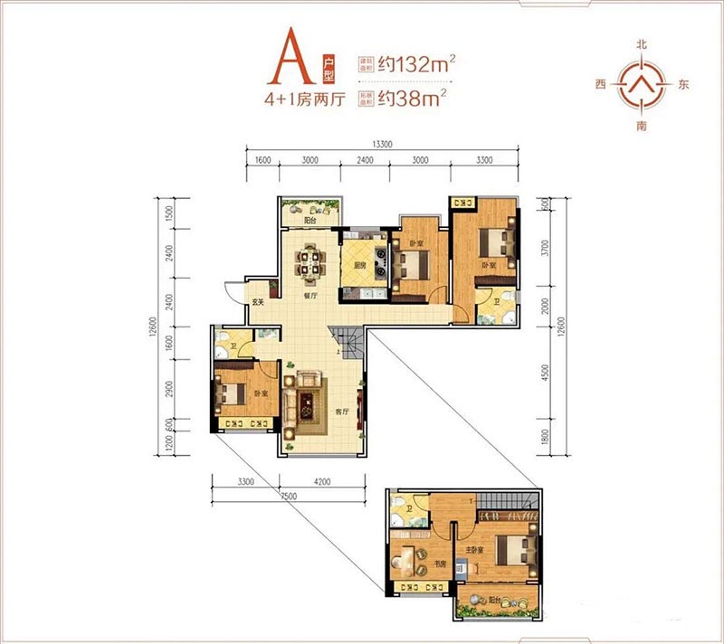 平江金润湾A户型