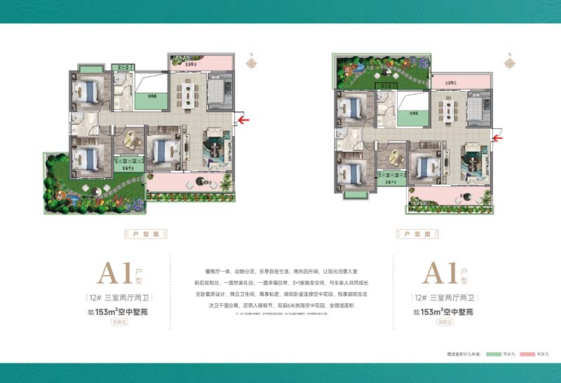 桃江翰林苑12栋A1户型