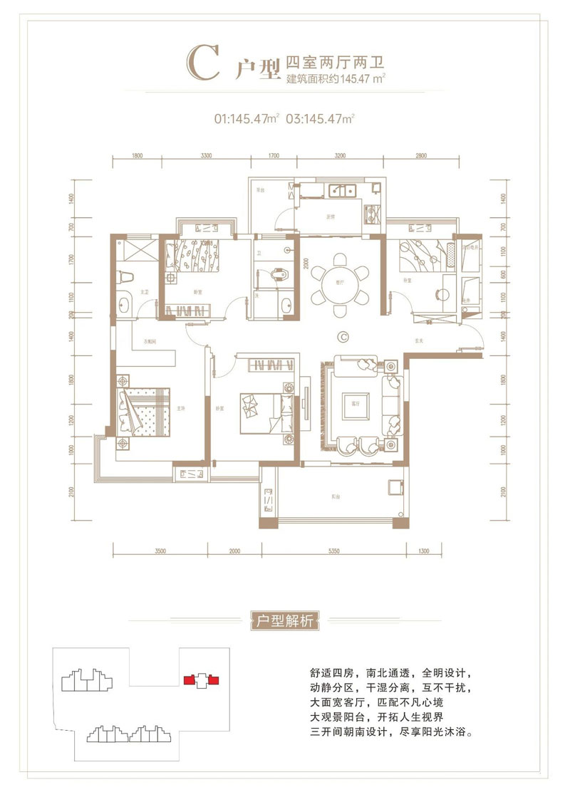 临湘锦康天禧C户型