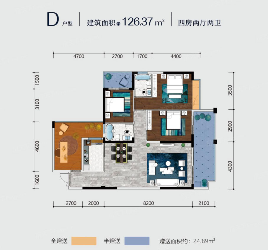 耒阳九曲河D户型