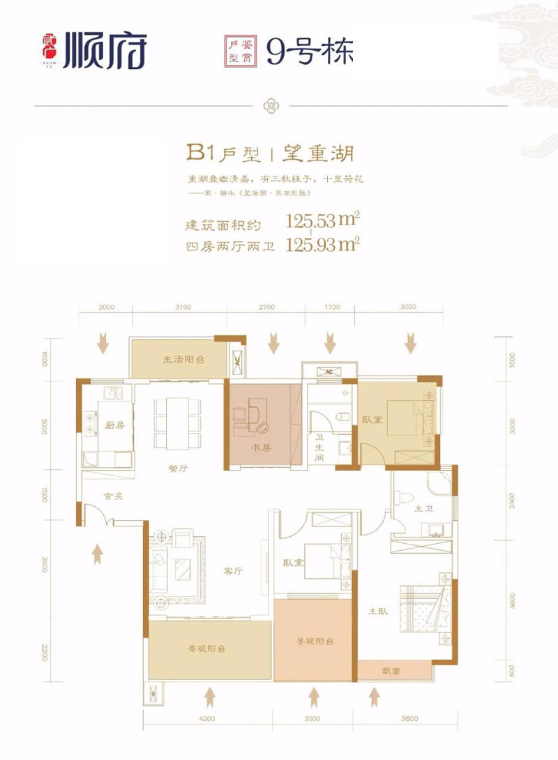 耒阳顺府B1户型