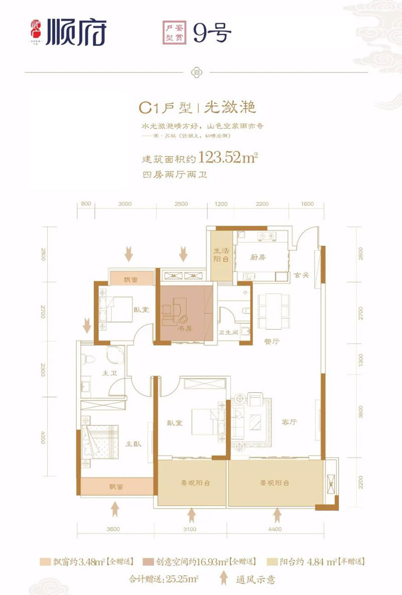 耒阳顺府C1户型