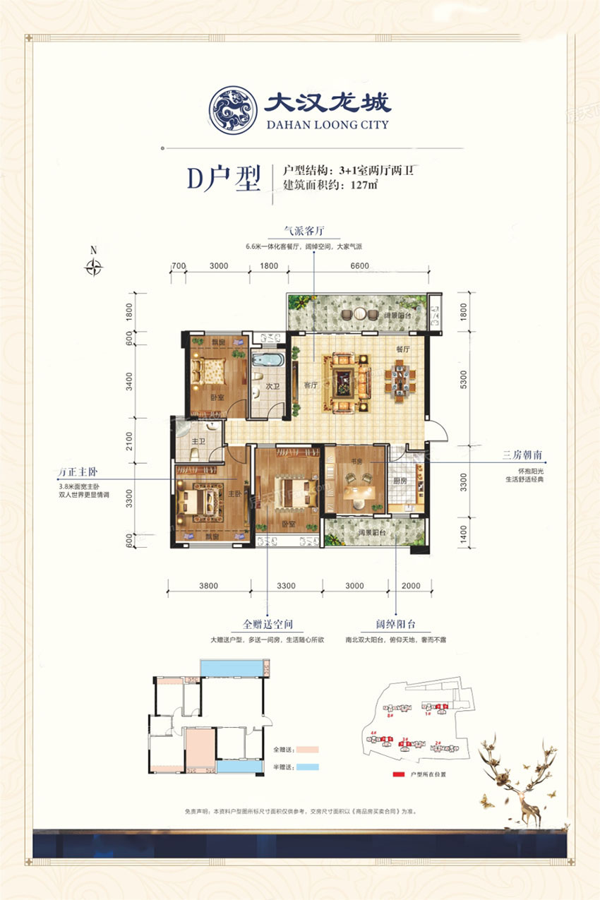 耒阳大汉龙城D户型