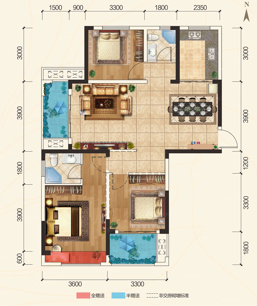 衡阳华瑞园24#A户型