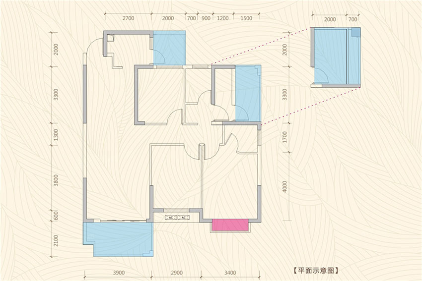 衡阳鸿豪春风十里D户型