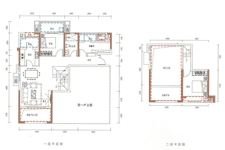 衡阳弘阳昕悦府复式A2户型